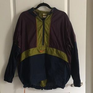 Nike waterproof pullover with hoodie